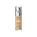 L'Oréal Paris - Flüssige Foundation – Hydratation 24 Stunden – Formel mit Hyaluronsäure – alle Hauttypen – Farbe: Pfirsich Gold (3,5 D). – Perfekte Accord – 30 ml