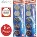10 x CR2450 Lithium Knopfzelle 3V - Batterie CR2450L für OOONO uvm