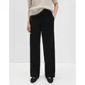 someday Schlupfhose CHARLIE WIDE TECH mit geradem Bein Mid Rise, Long, Wide Fit schwarz 42