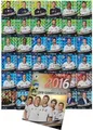 REWE-EM16 - Komplettsatz REWE Sammelkarten 1-36 Glitzerkarten + Sammelalbum