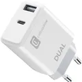 Cellularline Dual Charger (15 W, 1 Port) (ACHIPHUSB2PD20WW)