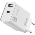 Dual Port Travel Charger 20W White (60015) - Weiß