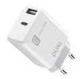 Cellularline Dual Port Travel Charger 20W White (60015) USB-Ladegerät