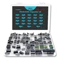 KUBOWAI 23 wert 300 Stück Elektrolytkondensator Set, Aluminium Kondensatorbank, Einschließlich Modellnumme 10 uF - 2200 uF, 10 V, 16 V, 25 V, 35 V, 50 V (23 wert 300 Stück)