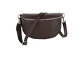 MIRROSI Bauchtasche Damen, Echtleder, Leder, Made in Italy, Umhängetasche, Brusttasche, (Schultertasche für jeden Anlass (1 Tasche & 1 Gurt), 3 Größen auswählbar), Crossbody Bag, Damen Taschen verstellbaren Schulterriemen
