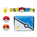 Pokémon PKW4171 - Pikachu Clip ‘N’ Go Bandolier Set – Pikachu Battle Figur, Pokéball, Turboball, Gurt und Bandolier, offizielles Set