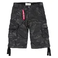 Alpha Industries Herren Jet Short Camo Für Cargos, Black Camo, 30 EU