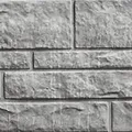 Beckers Betonzaun Standard Motiv Fels grau Steinoptik