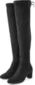 LASCANA Overkneestiefel Slouchy Boots, Langschaft Stiefel, Schlupf-Boot, schwarz Größe 39