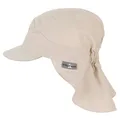 Sterntaler - Kid's Schirmmütze mit Nackenschutz Uni - Cap Gr 47 cm beige