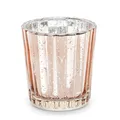 4 Kerzengläser Set roségold oder silber Tischdeko Hochzeit Windlicht Weihnachten