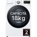 LG RH18U8AVCW Wäschetrockner Freistehend Frontlader 18 kg  Weiß - Weiß