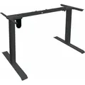 HOME DELUXE - Schreibtischgestell AXION - Farbe: Schwarz, Maße: 150 x 125 x 70 cm, Kohlenstoffstahl, inkl. USB Stecker und Aufbewahrungstasche I T... - Schwarz