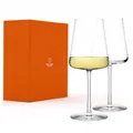 Stölzle Lausitz Weißweingläser Power 2er-Set 400 ml – Moderne Weingläser für maximale Aromaentfaltung von Weißwein – Edler Weißweinkelch aus Kristallglas – Spülmaschinen- & Stoßfest, Made in Germany