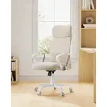 SONGMICS Chefsessel (1 St), Atmungsaktiver Netzbezug, Cappuccinobeige - Beige
