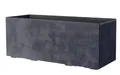 Deroma Pflanzkasten Millennium Kunststoff 99 cm Anthrazit mit Ablauflöchern