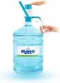 Mutto Handpumpe Mutto Premium Quellwasser 19 Liter + manuelle HANDPUMPE (2-tlg)