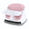 Ingenuity 2 in 1 Sitzerhöhung Stuhl, Babysitzerhöhung & Kleinkindersitz mit abnehmbaren Tablett, Essen & Fütterung Sitz für Kleinkinder, leicht zu reinigen, ideal für unterwegs, Peony, ab 6 Monaten