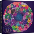Elena Essex Rundes Puzzle - Starlight Scuba / 1000 Puzzle/Puzzle Erwachsene Anspruchsvoll 1000 Teile/Korallenriff Ozean Meer und Hai/Durchmesser 68cm
