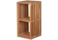 bene living Regal Outdoor-Regal mit 2 Fächern - Teakholz, 1-tlg., massives Teakholz Regal mit offenen Ablagefächern
