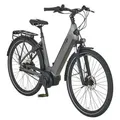 PROPHETE GENIESSER 3.0 Damen City E-Bike 28" | AEG ComfortDrive II Mittelmotor 70 Nm, 360 Wh Akku bis 110 km, Shimano 7-Gang Nabenschaltung, hydrau... - Grau