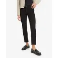 Levi's für Damen. A6199-0012 712 Skinny Jeans mit Paspeltasche schwarz (25/32), Lässig, Baumwolle, Denim