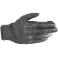 Alpinestars Dyno perforierte Motorrad Handschuhe, schwarz, Größe L für Männer