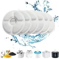 Cat Fountain Filter Round Filter for Cat Fountain Replacement Filter for 2.0-...