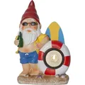 LED-Solar-Figur 'Gnomy', Zwerg mit Rettungsring