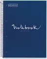 MIQUELRIUS Collegeblock "Notebook EMOTIONS" DIN A4 marine kariert 80 Blatt