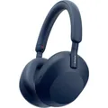 Sony WH-1000XM5 Over Ear Headset Bluetooth® Stereo Blau High-Resolution Audio,
