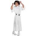 Rubie ́s Kostüm Star Wars Prinzessin Leia Deluxe, Original lizenzierte 'Star Wars' Verkleidung weiß 128