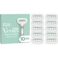 Gillette Venus Deluxe Smooth Sensitive Ersatzklingen (10 Stück)