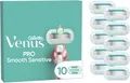 Gillette Venus Pro Smooth Sensitive für empfindliche Haut, 10 Ersatzklingen