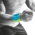 Bauerfeind Handgelenkbandage blau/lime - 1 Stück, Größe: S/M