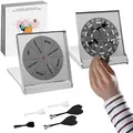 Kleine Anti Stress Dartscheibe mit 9 magnetischen Dartpfeilen und Entscheidungshilfe, lustiges Büro Spielzeug Geschenk Gadget für alle Kollegen Freunde Mitarbeiter zum Stressabbau