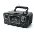 Schwarze Cd-radio-kassette Muse M182rdc