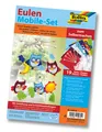 Folia Mobile-Set "Eulen", 19 Teile Mobile zum selber basteln DIY