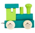 Small Foot Spielzeug-Zug Buchstabenzug Lokomotive grün & petrol