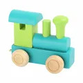 Legler small foot design Buchstabenzug Lokomotive grün & petrol 10347