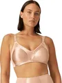 Naturana® Minimizer BH ohne Bügel [Cup B-G] I Maximaler Halt Dank durchdachter Schnittführung & Breiten Trägern I BH Minimizer für eine optisch kleinere Cupgröße 75 Light Beige G