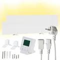 Dalsys Anti-Schimmel-Heizung 60W 12 x 60 x 1,3cm mit Smart Timer 2 Panele