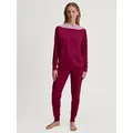 CALIDA Schlafanzug Soulmate (2 tlg) Langarm, Pure Cotton, weich, bequem, Interlock-Qualität rosa S (40/42)