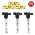 3X NGK U5015 ZÜNDSPULE ZÜNDMODUL FÜR AUDI A4 A3 VW GOLF POLO PASSAT SKODA SEAT