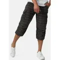 Indicode Cargoshorts Herren Nicolas Check Cargo Shorts Herrenshorts aus einer robusten Materialmischung grau XXL