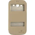 Puloka Flip Case für Samsung Galaxy S3 gold (Samsung Galaxy S III I9300, Samsung Galaxy S3 Neo) (32733220)