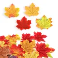 200 Stück künstliche Ahornblätter, 8 cm, Dekoration für Thanksgiving, Requisi...