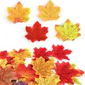 200 Stück künstliche Ahornblätter, 8 cm, Dekoration für Thanksgiving, Req