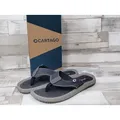 Cartago Herren Zehenstegpantolette grau 42 - Grau - 42