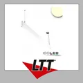 ISOLED LED Hängeleuchte Linear Up+Down 600, 25W, prismatisch, linear-verbindbar, weiß, warmweiß